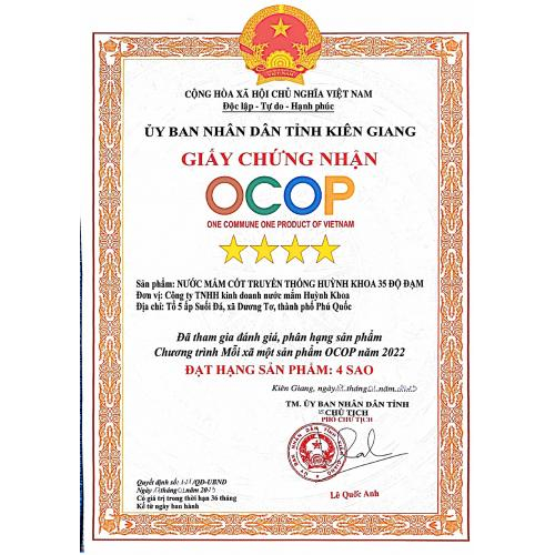 OCOP nước mắm 35N - 40N - 43N - 45N